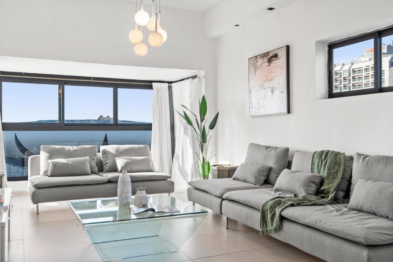 Glorious Renovated Apartment On Top Of The Beach Tel Awiw Zewnętrze zdjęcie