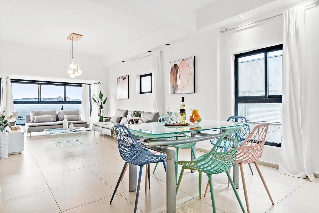 Glorious Renovated Apartment On Top Of The Beach Tel Awiw Zewnętrze zdjęcie